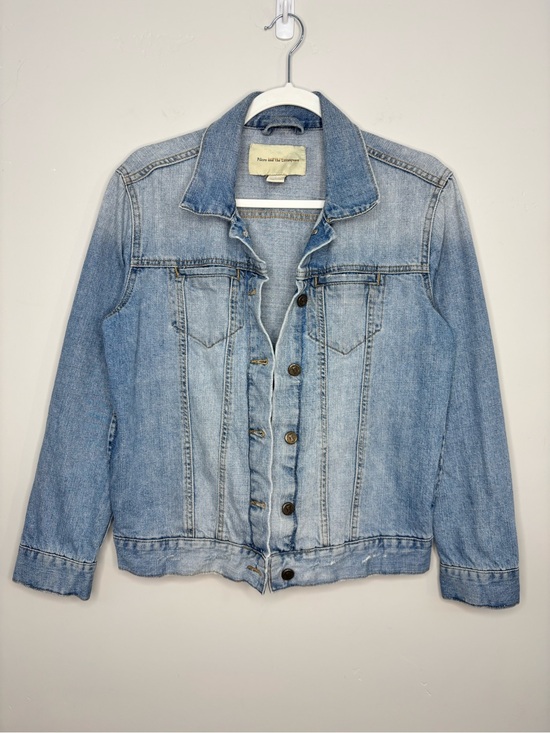 Pilcro and the Letterpress Jackets & Blazers - Pilcro and the Letterpress Anthropologie Light Wash Denim Jean Jacket Small